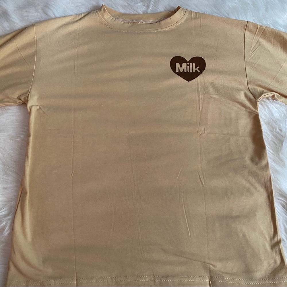 Japanese Milk Box Tee (Tan Brown) - Picture 4 of 4